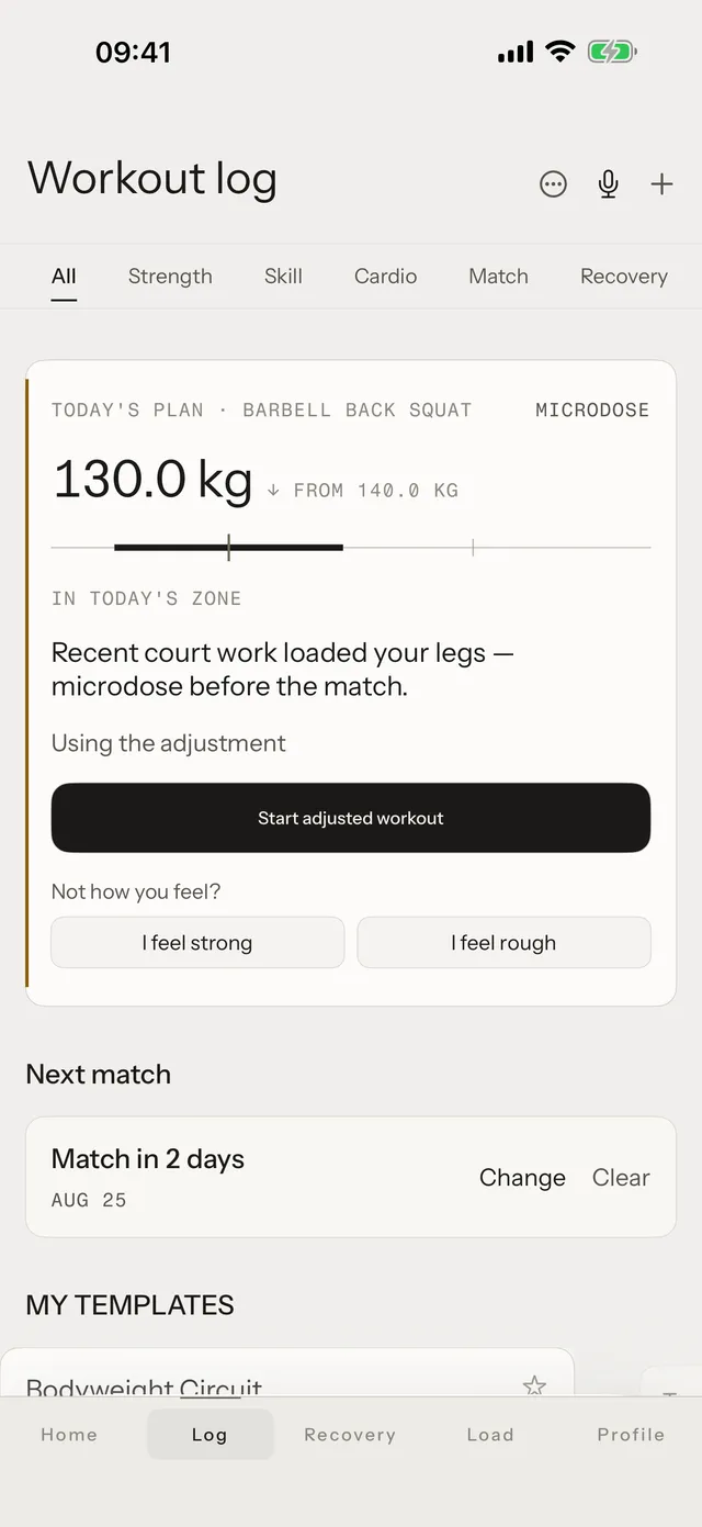 Tuwa verdict screen: go / modify / hold with concrete number adjustments